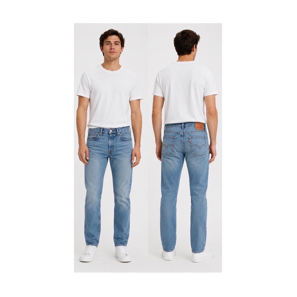 Signature by Levi Strauss Men Slim Straight Jeans Medium Wash Blue W29 L30